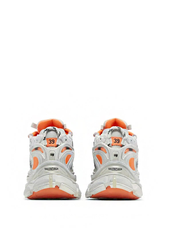 Balenciaga Runner Sneaker White Fluo Orange