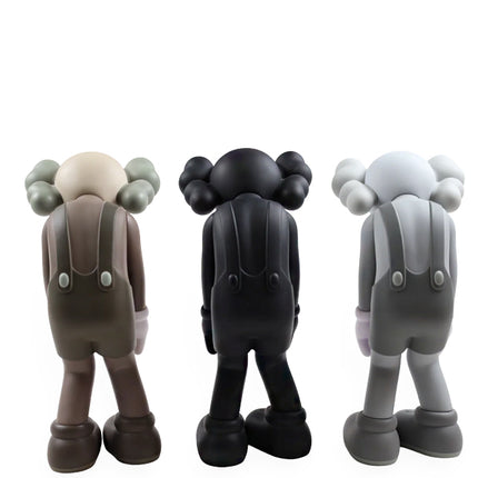 KAWS Small Lie Companion Vinyl Figure Black/Grey/Brown Set