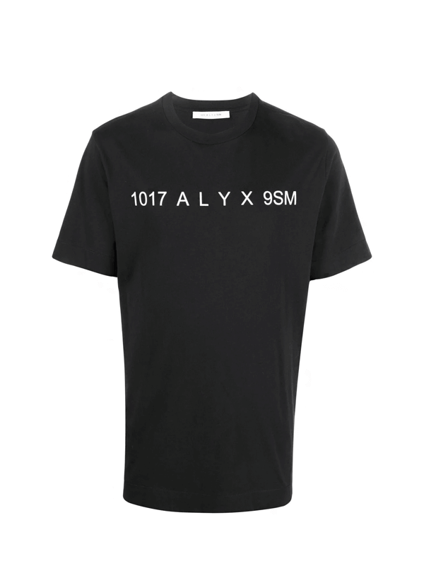 1017 ALYX 9SM Camiseta Decote Careca com Logo