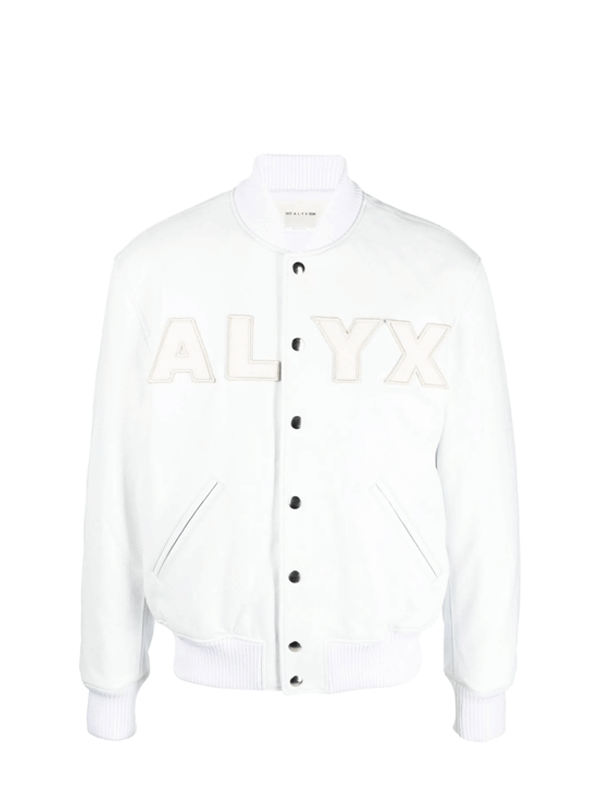 1017 ALYX 9SM Jaqueta Bomber com Patch de Logo