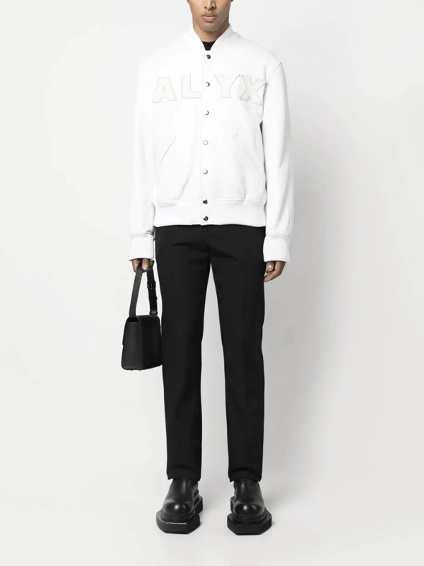 1017 ALYX 9SM Jaqueta Bomber com Patch de Logo