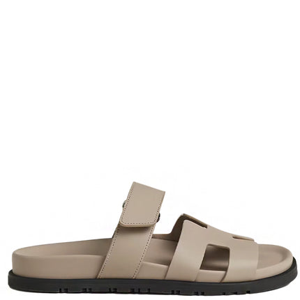 Hermes Chypre Sandal Beige Mastic Calfskin Leather