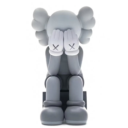 KAWS Passing Through Open Edition Vinyl Figure Black/Brown/Grey Set