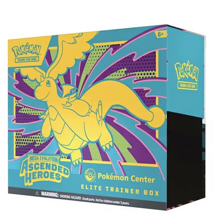 2026 Pokémon Mega Evolution Ascended Heroes Pokémon Center Elite Trainer Box