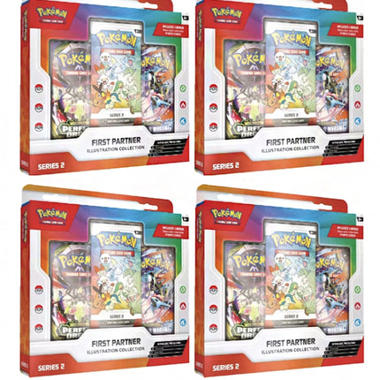 2026 Pokémon Mega Evolution First Partner Illustration Collection Series 2 4x Lot
