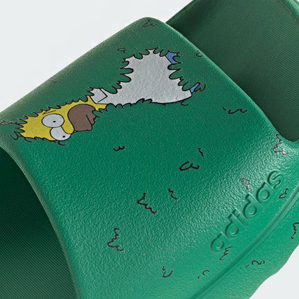 Adidas Adilette Lumia Slides The Simpsons Court Green