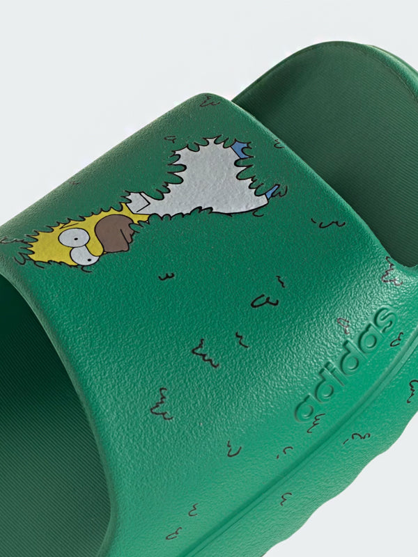 Adidas Adilette Lumia Slides The Simpsons Court Green