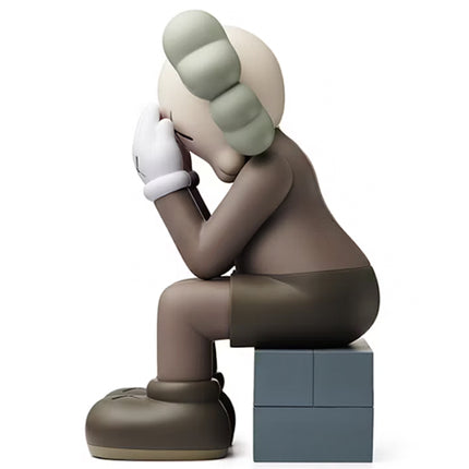 KAWS Passing Through Open Edition Vinyl Figure Black/Brown/Grey Set