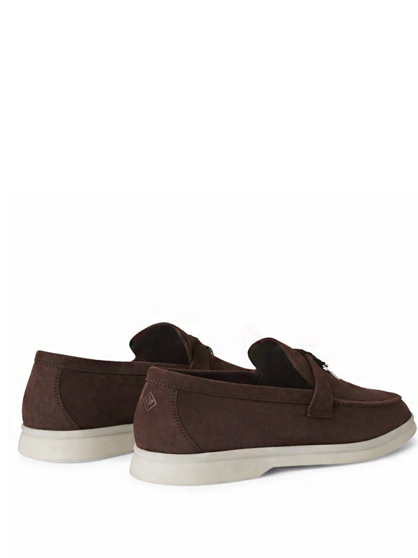 Loro Piana Summer Charms Walk Loafer Chocolate