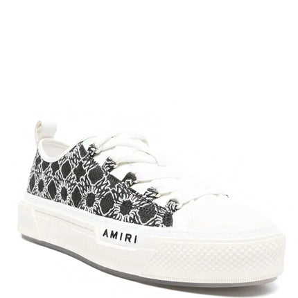 Amiri Court Low Quad Black White