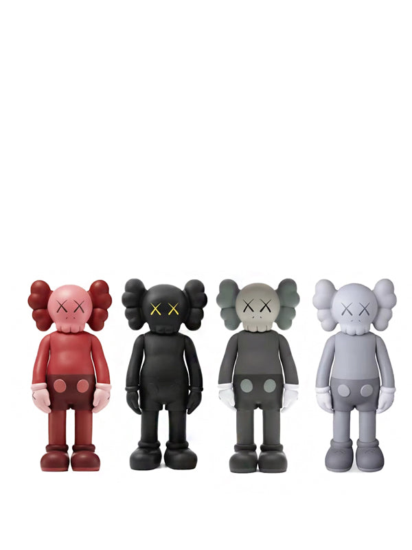 KAWS Companion Open Edition Vinyl Figure Black/Blush/Brown/Grey Set