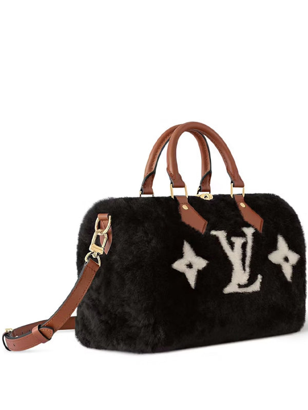 Louis Vuitton Speedy Bandouliere 25 Bicolor Chocolate/Cream