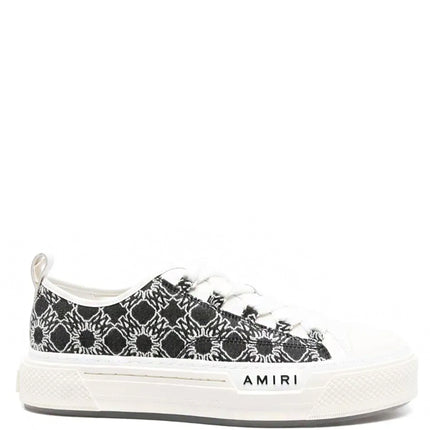 Amiri Court Low Quad Black White