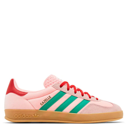 Adidas Gazelle Indoor Court Green Glow Pink Gum