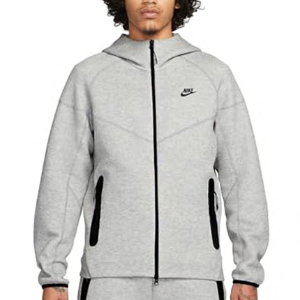 Nike Sportswear Tech Fleece Full-Zip Hoodie & Joggers Set Dark Heather Grey/Black