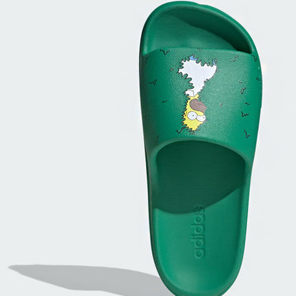 Adidas Adilette Lumia Slides The Simpsons Court Green