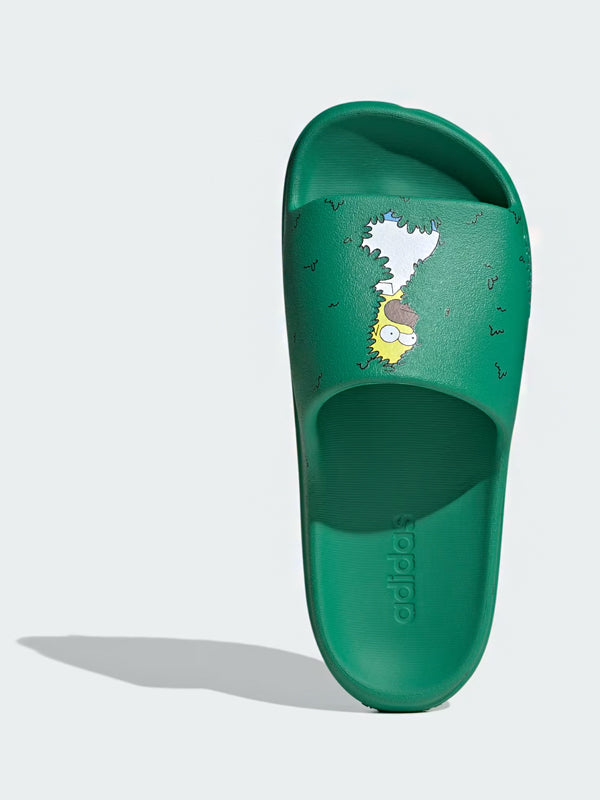 Adidas Adilette Lumia Slides The Simpsons Court Green