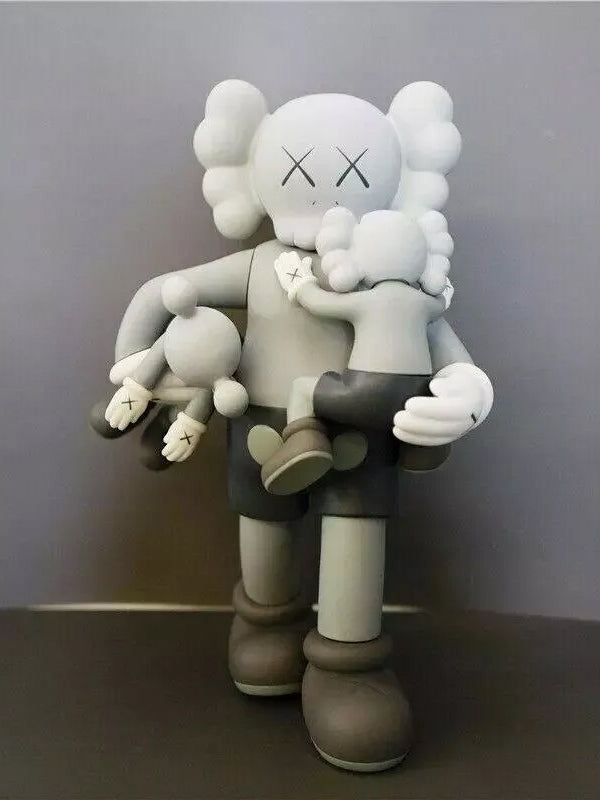 KAWS Clean Slate Vinyl Figure Grey/Black/Brown Set