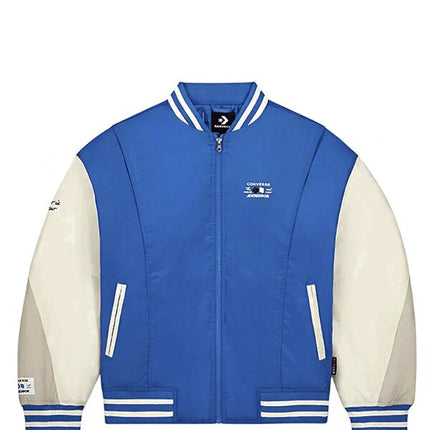 ADER error x Converse Shapes Varsity Jacket Cobalt