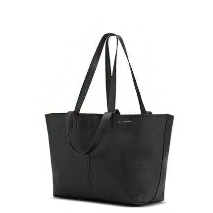 AMI Paris Bolsa tote midi de couro preto
