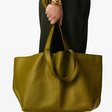 AMI Paris Bolsa tote midi de couro