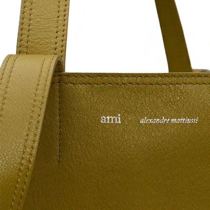 AMI Paris Bolsa tote midi de couro