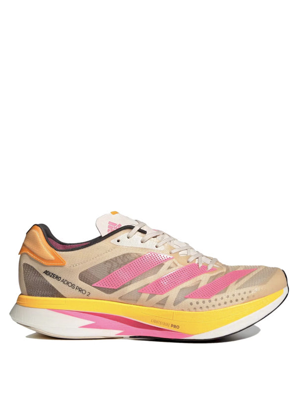 Adidas Adizero Adios Pro 2 Halo Ivory Pink Solar Gold