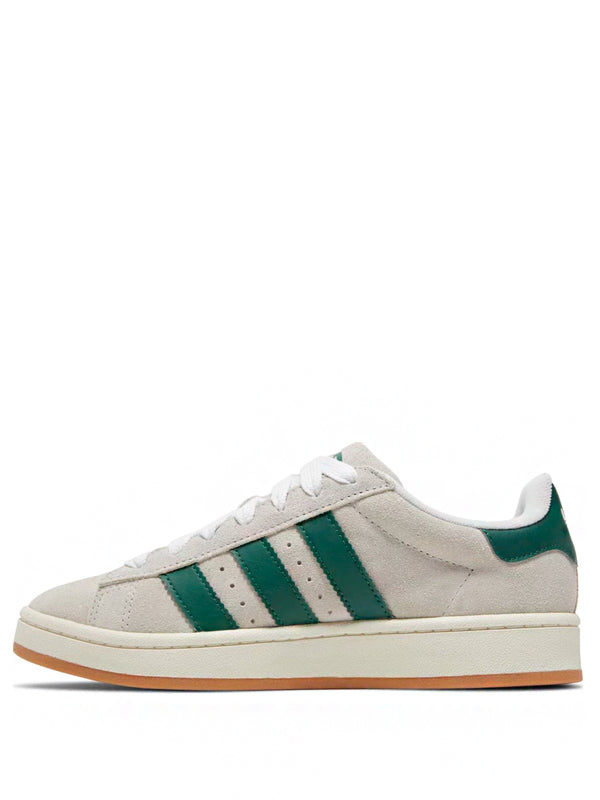 Adidas Campus 00s Crystal White Dark Green