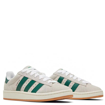 Adidas Campus 00s Crystal White Dark Green