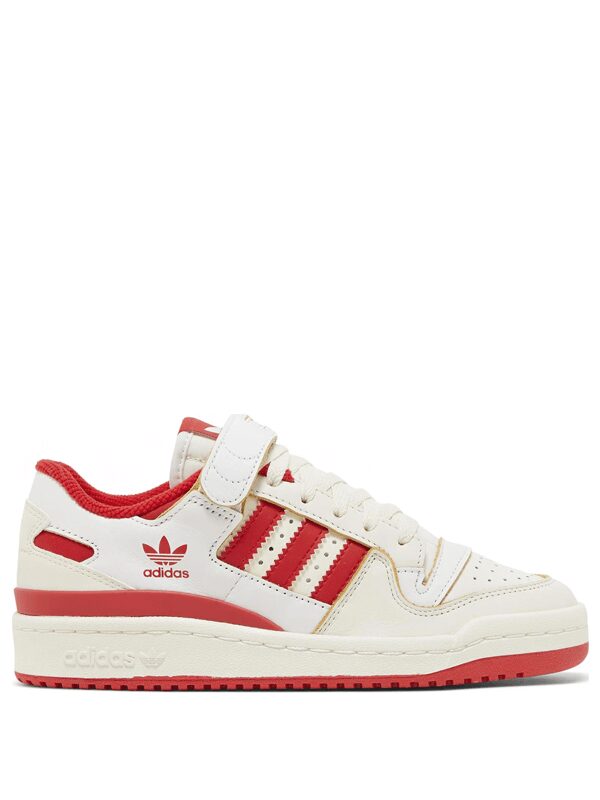 Adidas Forum 84 Low Off White Vivid Red Footwear White