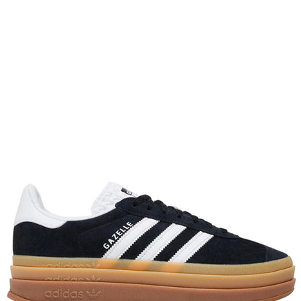 Adidas Gazelle Bold Black White Gum