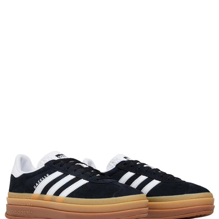 Adidas Gazelle Bold Black White Gum