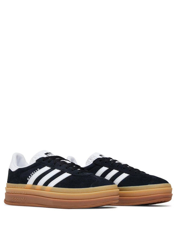 Adidas Gazelle Bold Black White Gum
