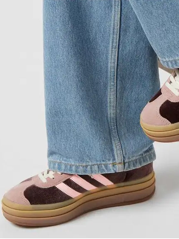 Adidas Gazelle Bold Shadow Brown Warm Clay Glow Pink