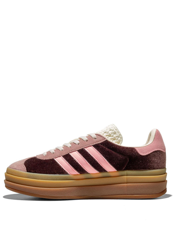 Adidas Gazelle Bold Shadow Brown Warm Clay Glow Pink