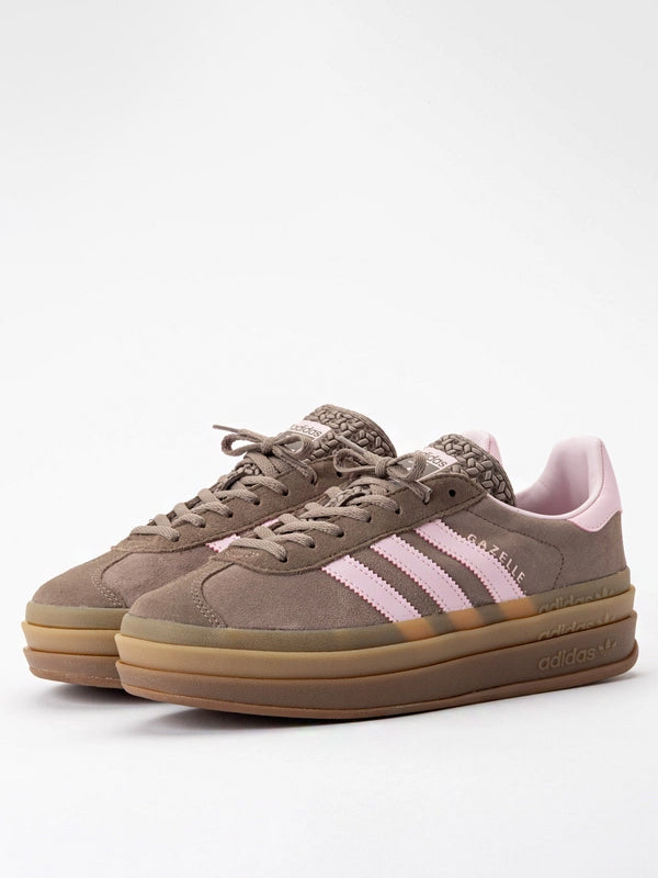 Adidas Gazelle Bold Trace Brown Clear Pink Earth Strata