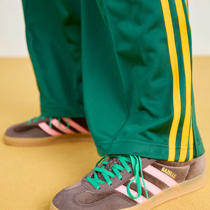 Adidas Gazelle Indoor Dark Brown Glow Pink Court Green