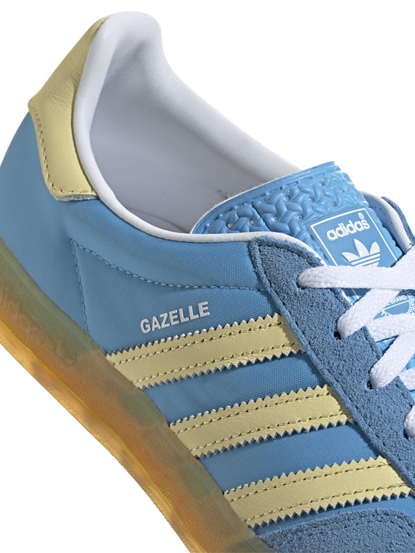 Adidas Gazelle Indoor Semi Blue Burst Almost Yellow