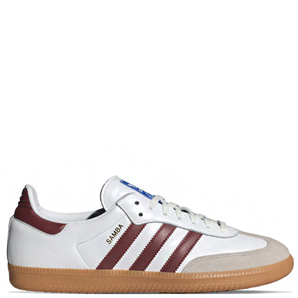 Adidas Samba Cloud White Collegiate Burgundy Gum