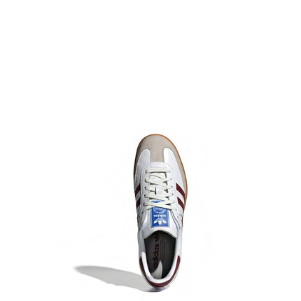 Adidas Samba Cloud White Collegiate Burgundy Gum