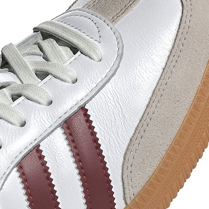 Adidas Samba Cloud White Collegiate Burgundy Gum