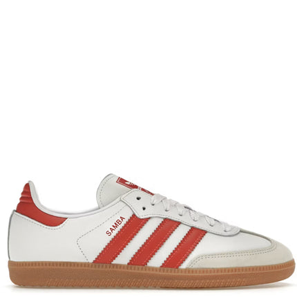 Adidas Samba Cloud White Solar Red