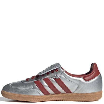 Adidas Samba LT Silver Metallic Preloved Ruby Gum
