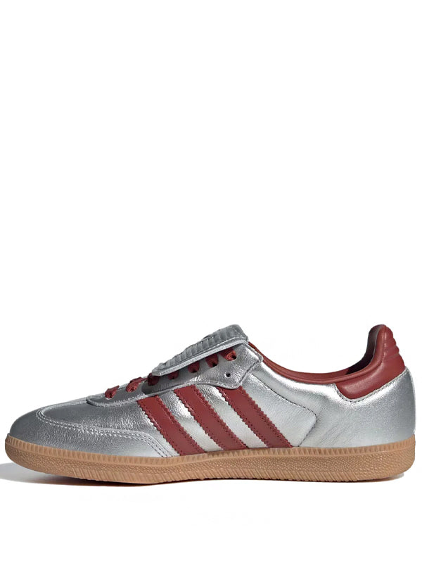 Adidas Samba LT Silver Metallic Preloved Ruby Gum
