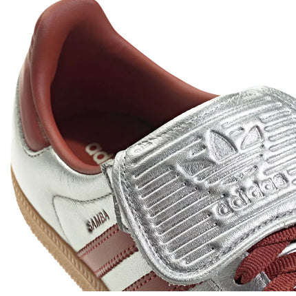 Adidas Samba LT Silver Metallic Preloved Ruby Gum