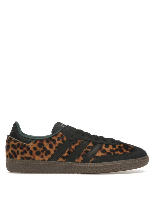 Adidas Samba OG Black Green Leopard