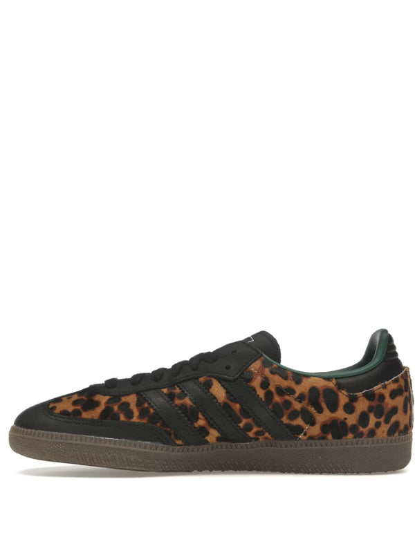 Adidas Samba OG Black Green Leopard