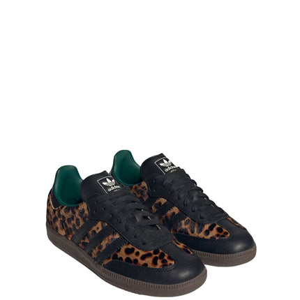 Adidas Samba OG Black Green Leopard