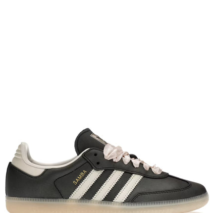 Adidas Samba OG Black Pink Ribbon Laces