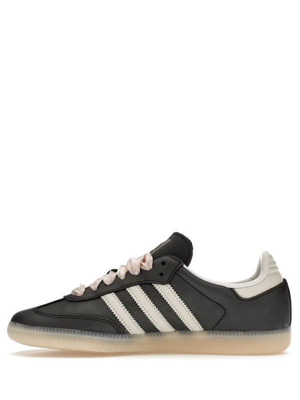 Adidas Samba OG Black Pink Ribbon Laces